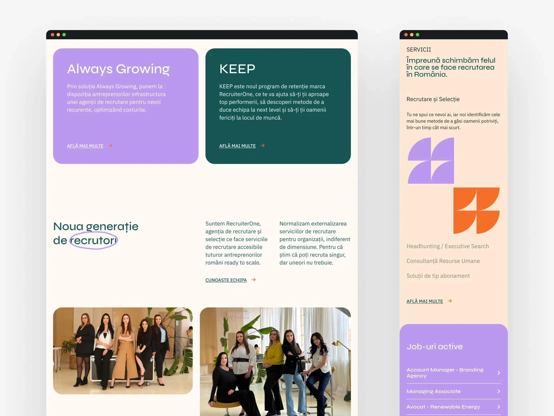 RecruiterOne — visual 2
